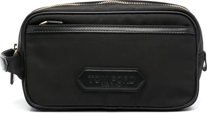 Logo-Stamp Clutch Bag