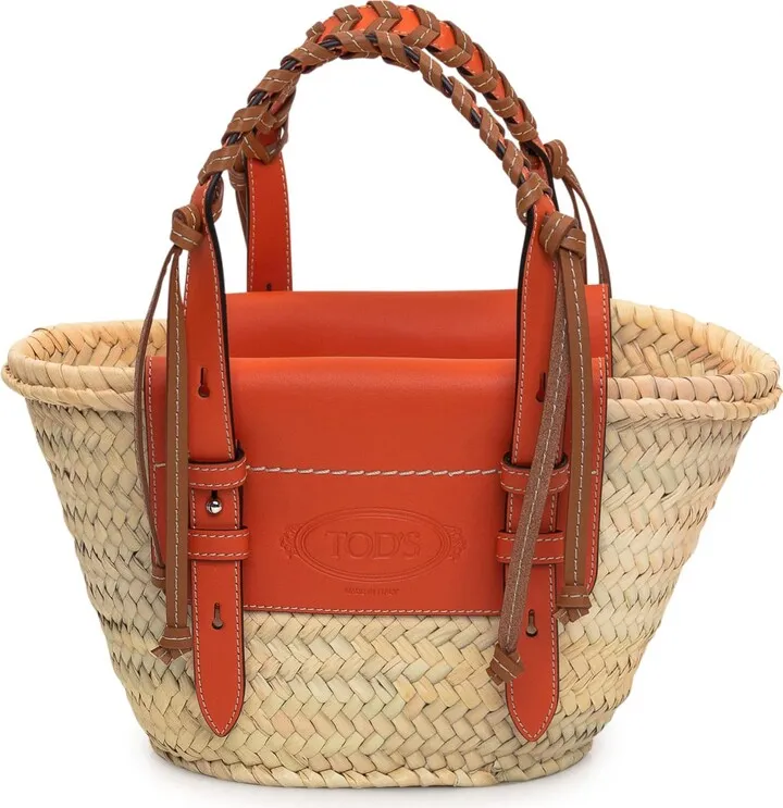 Raffia Small Shopping Bag