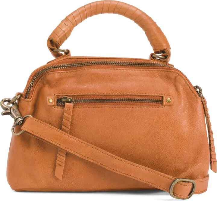 Leather Adele Mini Satchel