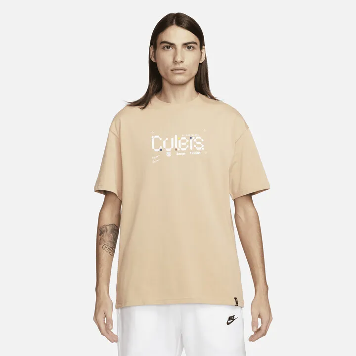 FC Barcelona Nike Men's Soccer T-Shirt in Brown