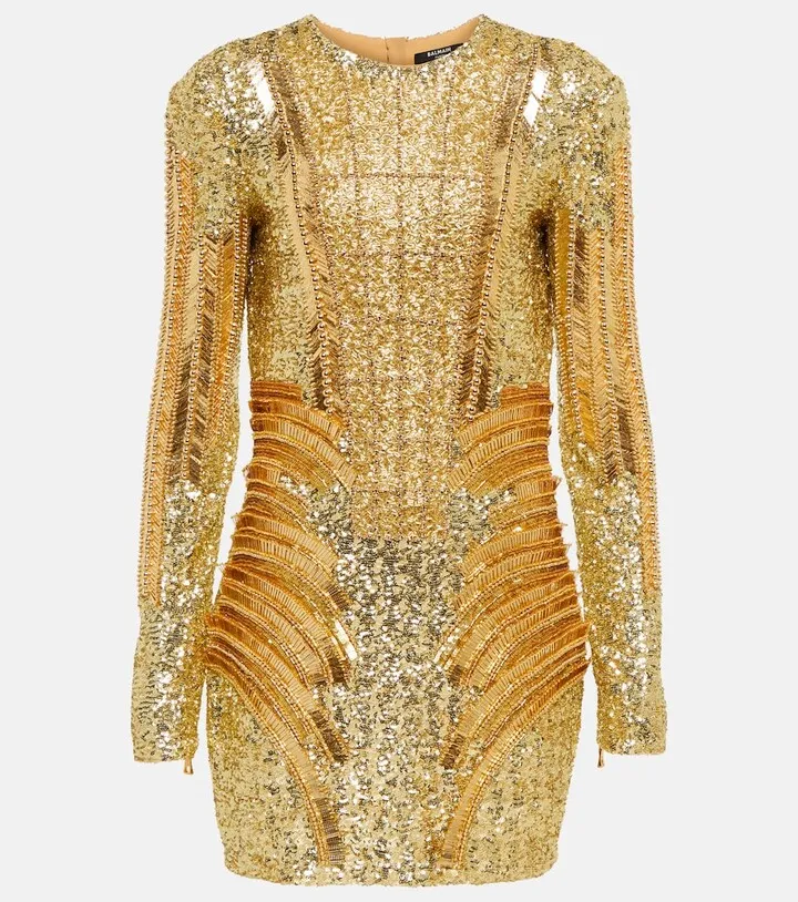 Sequined minidress