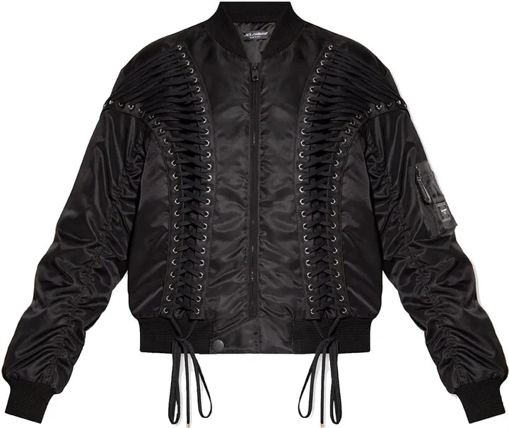 Lacing Bomber Jacket