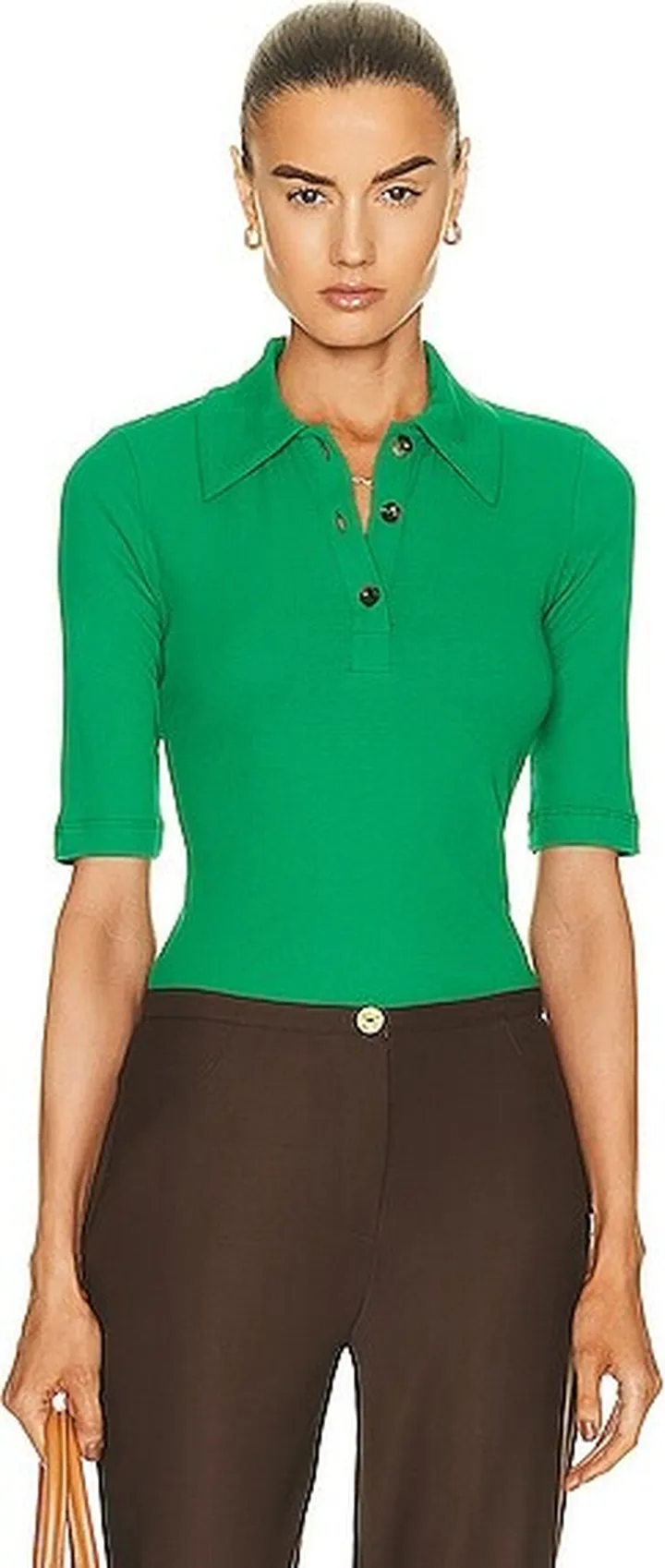 Rosetta Getty Polo T-shirt in Green