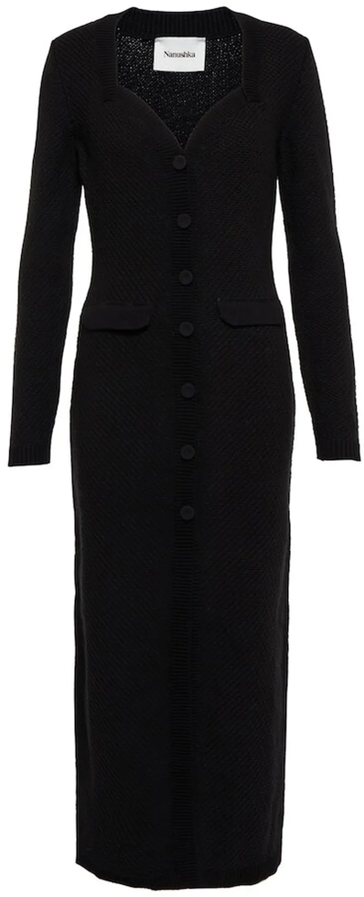 Dana knitted cotton midi dress