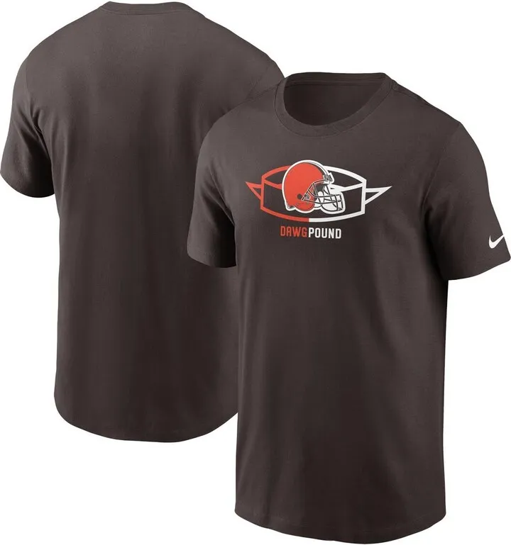 Men's Nike Brown Cleveland Browns Essential Local Phrase T-shirt