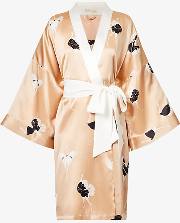 Womens Caprica Ovh Mimi Short Kimono Robe