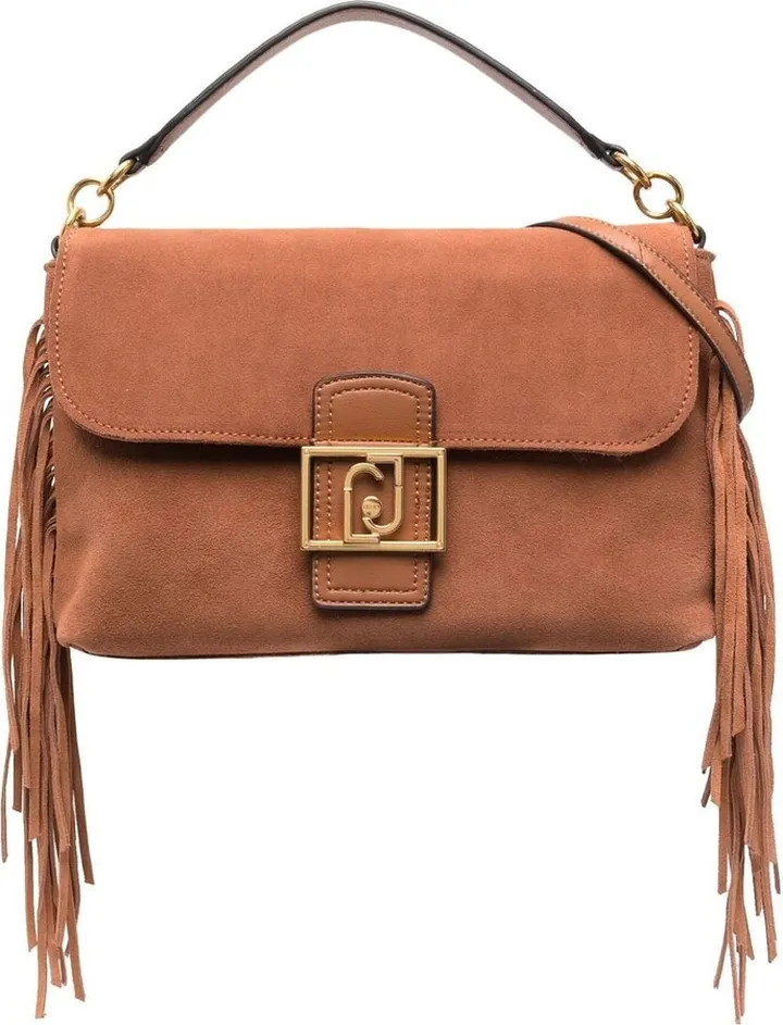 Logo Fringe-Detail Tote Bag