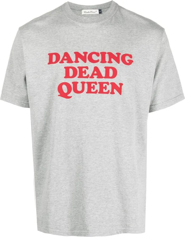 slogan-print cotton T-shirt