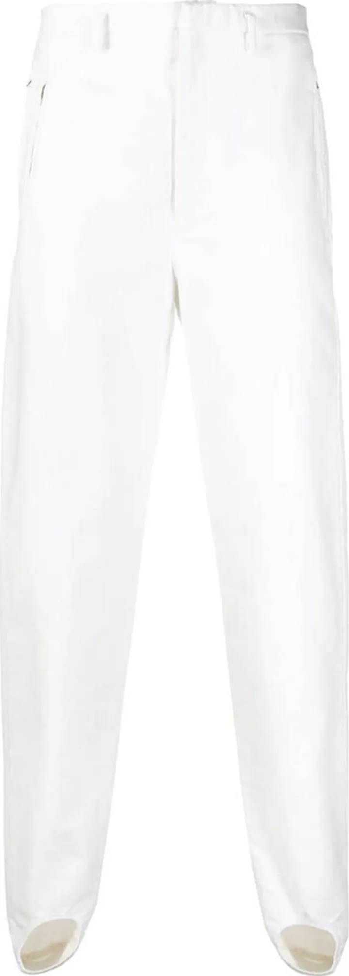 Slim-Cut Cotton Trousers