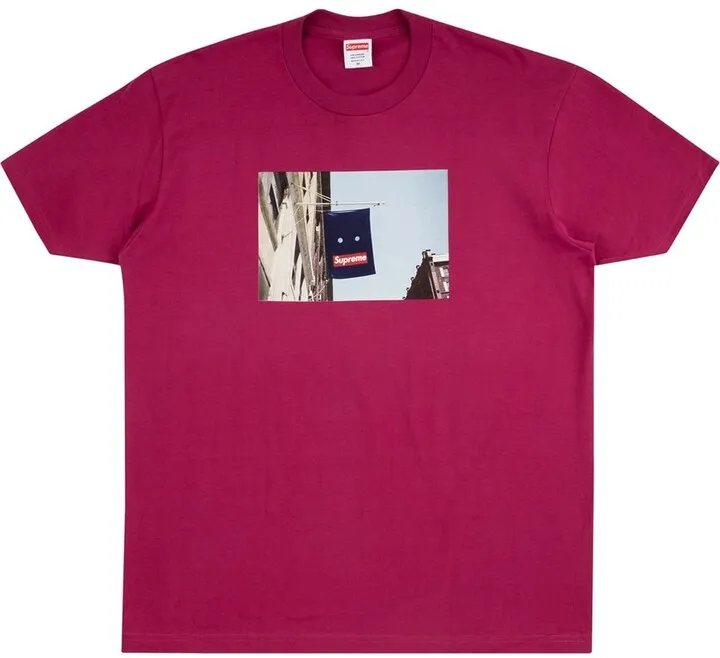 Banner-print T-shirt