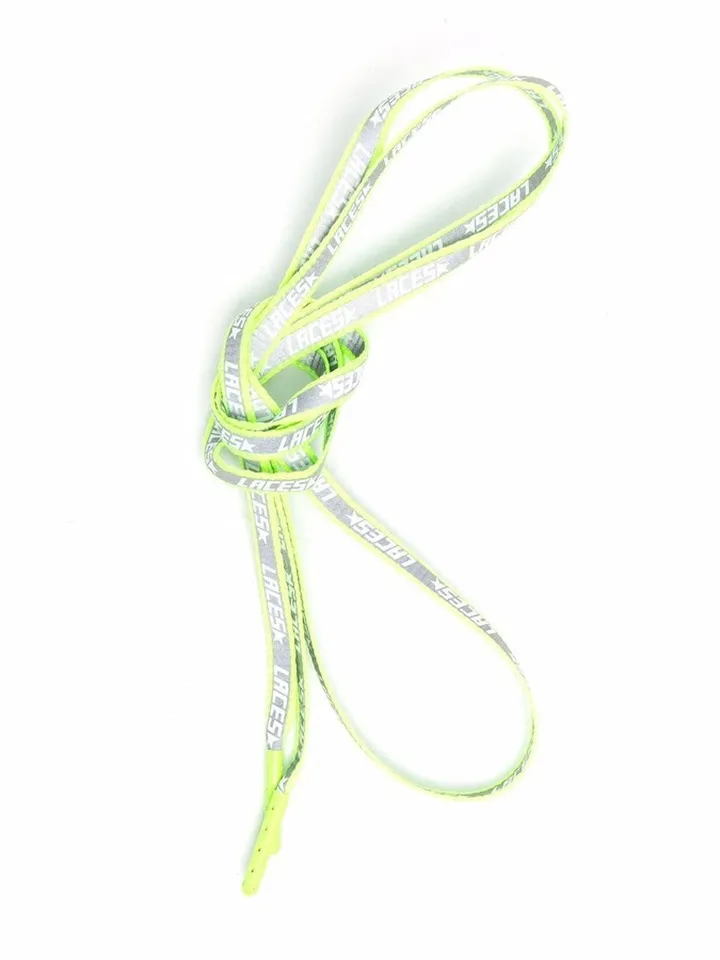 130cm Grosgrain Logo-Print Laces