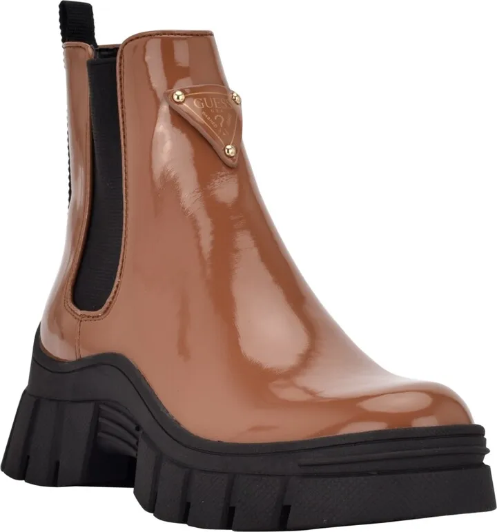 Guess Women's Hestia Lug Sole Chelsea Booties Women's Shoes