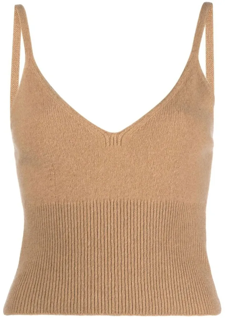 Ribbed-Knit Vest Top