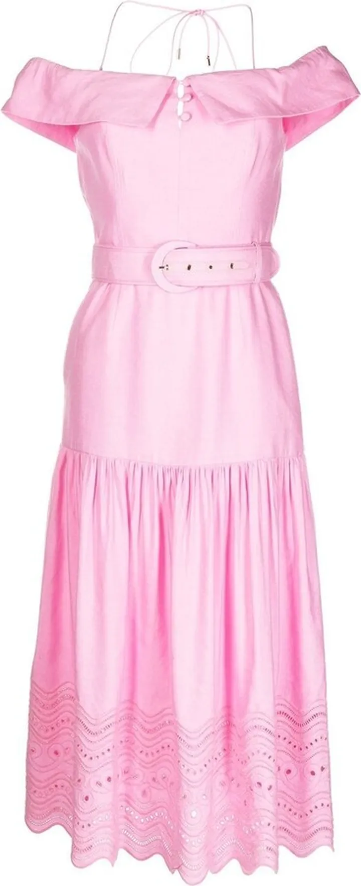 Emile off-shoulder midi dress