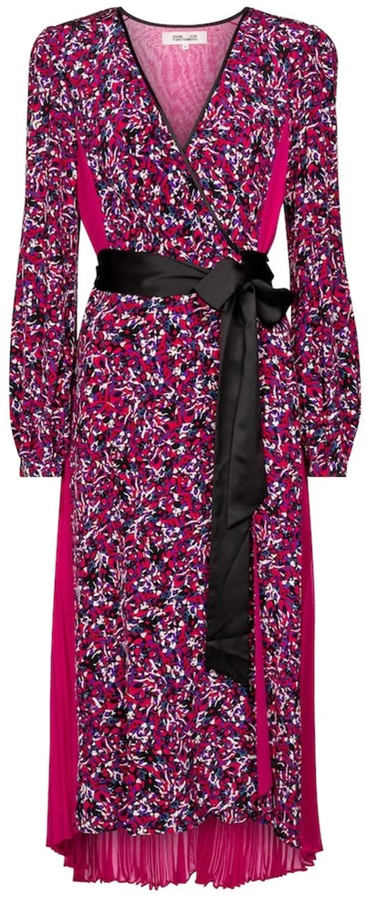 Ariadne printed silk crepe de chine midi dress
