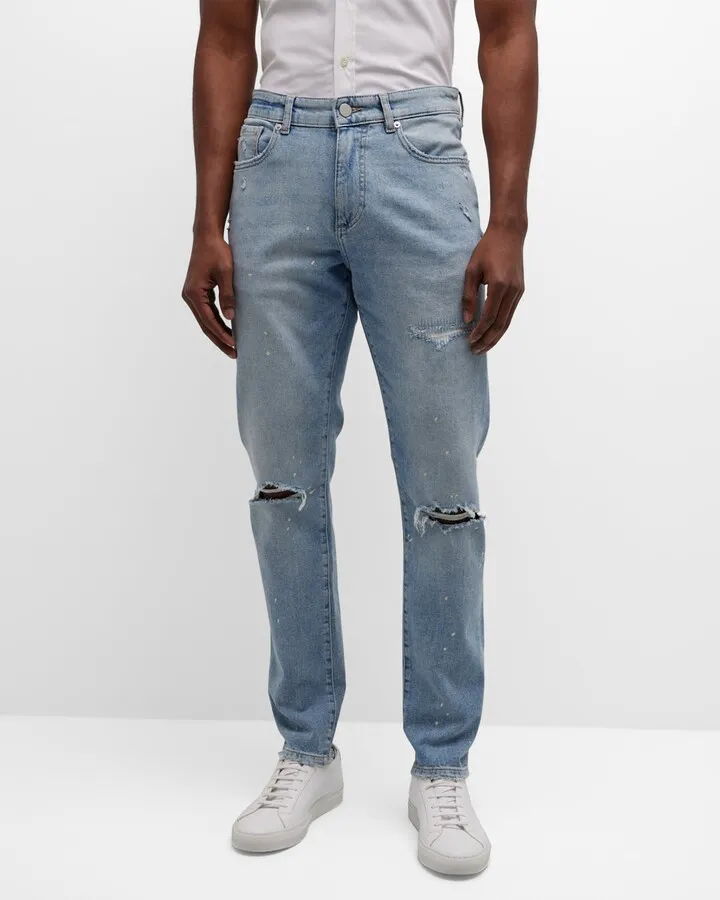 Men's Theo Relaxed Tapered Jeans