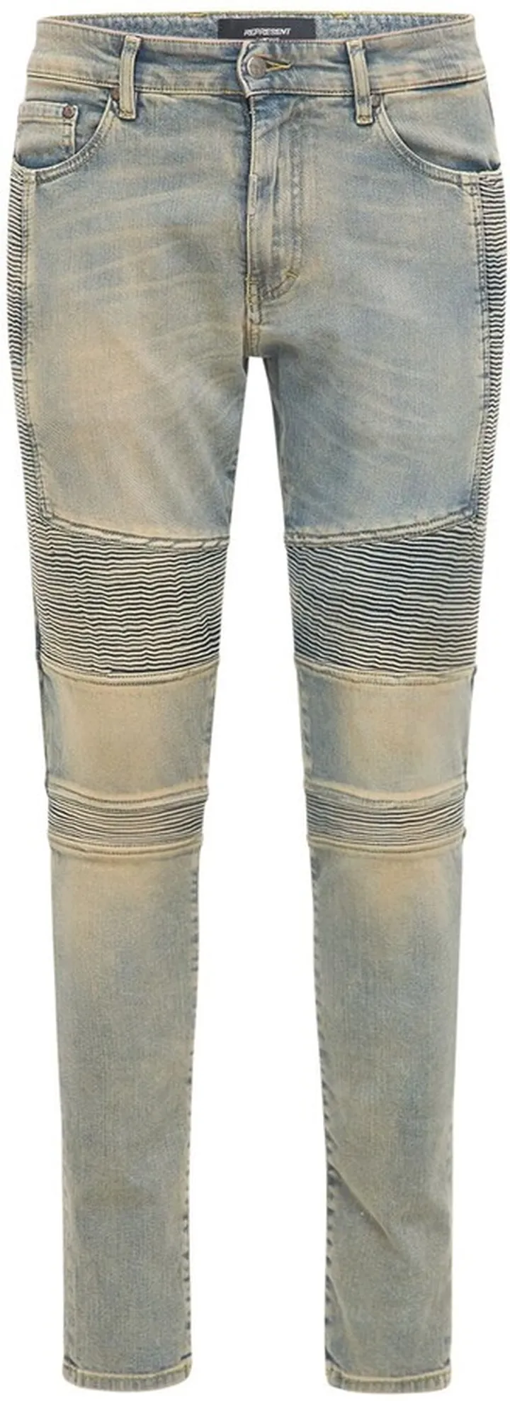 Biker skinny fit denim jeans