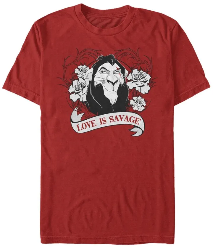 Fifth Sun Men's Love Savage Short Sleeve Crew T-shirt