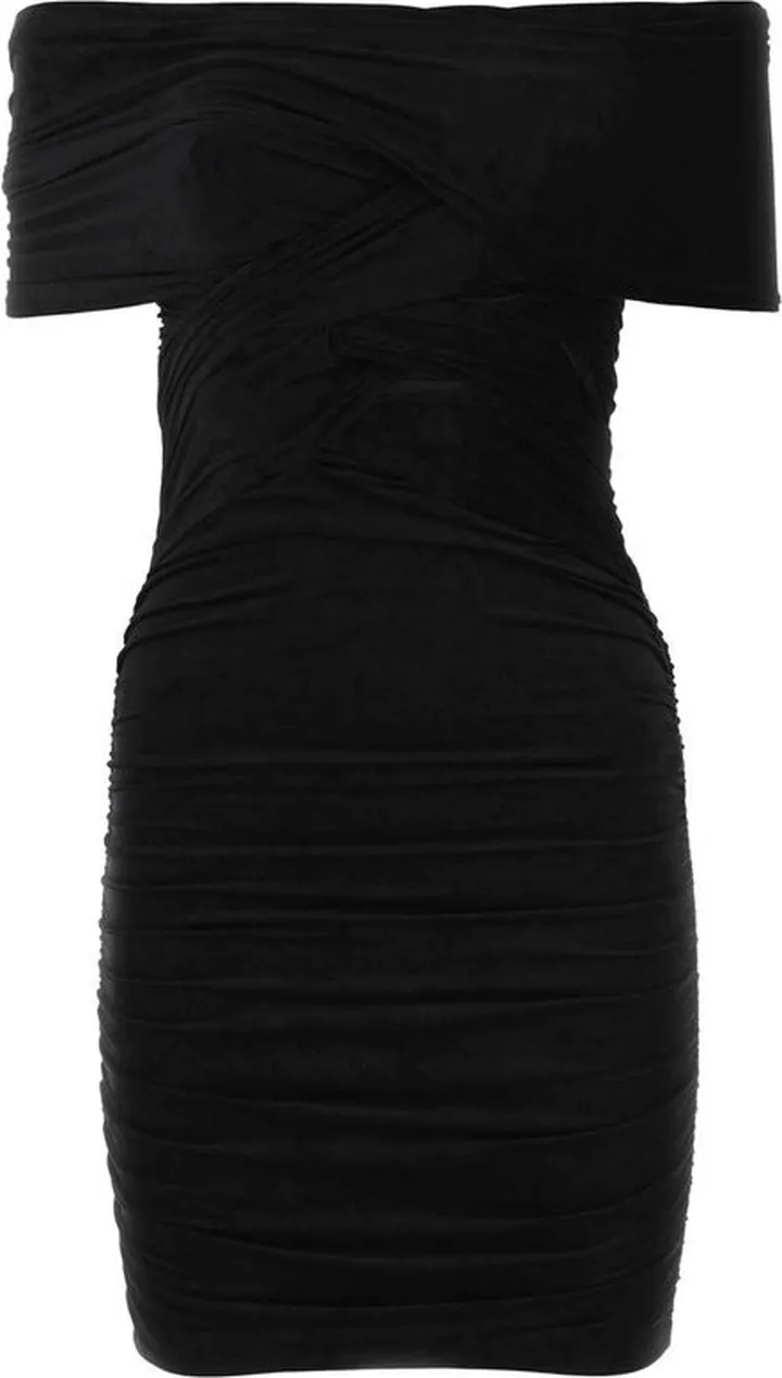 Alexander Wang Off-Shoulder Mini Dress