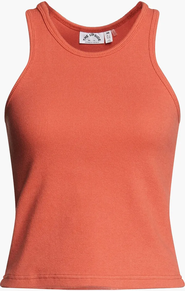 Rowie ribbed stretch-cotton jersey tank