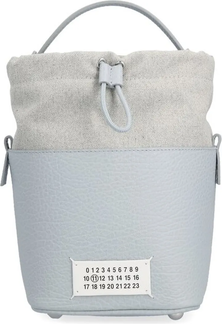 Maison Margiela 5AC Number Patch Drawstring Bucket Bag
