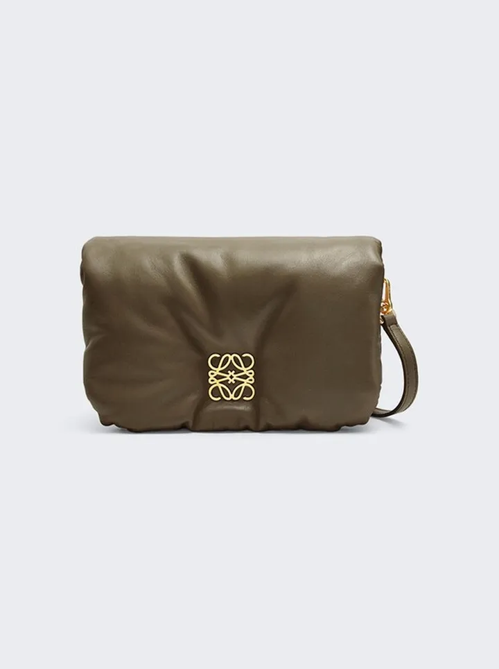 Goya Puffer Mini Bag Dark Khaki
