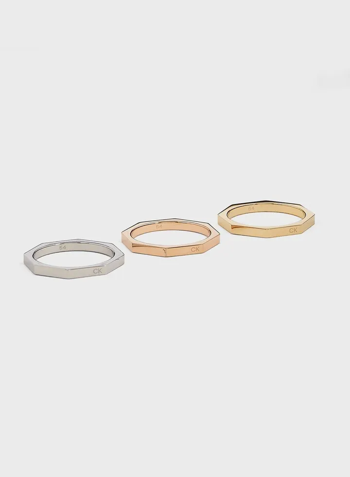 Stainless Steel Faceted Bolt Ring