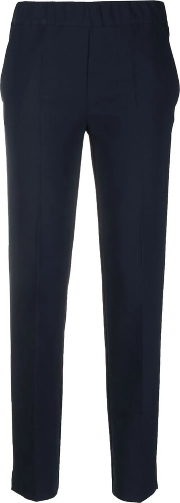 Elasticated-Waist Cropped Trousers
