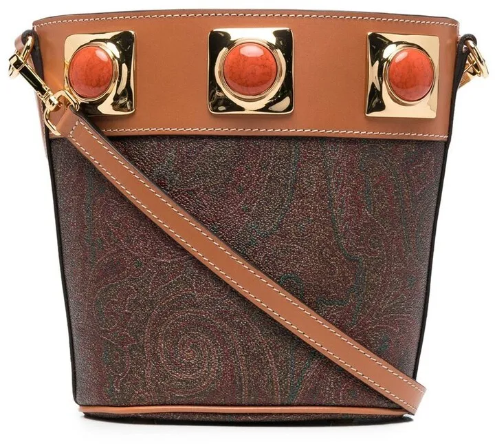 Paisley-Print Tote Bag