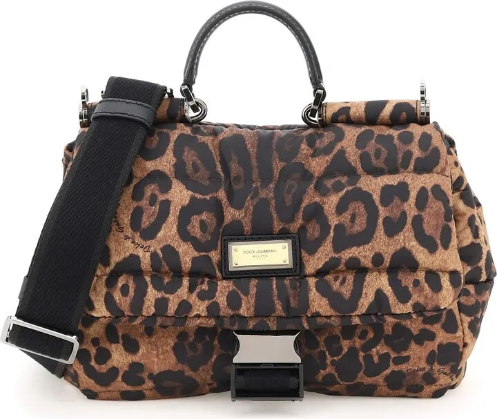 Leo Print Nylon Sicily Bag