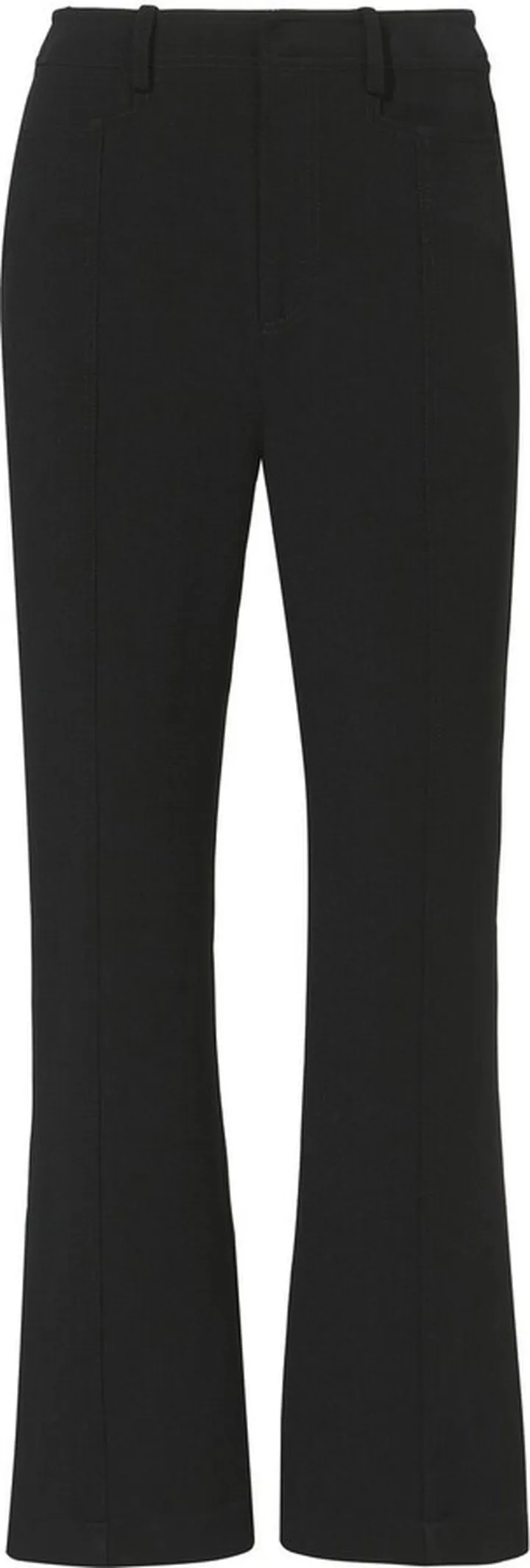 Cropped Kick-Flare Trousers