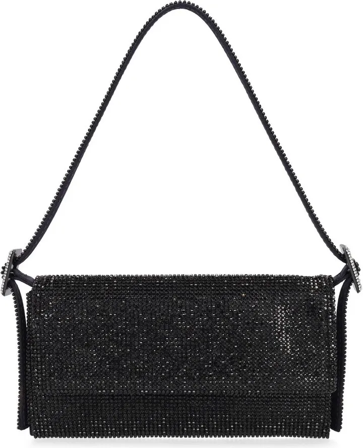 Vittissima rhinestone mesh shoulder bag
