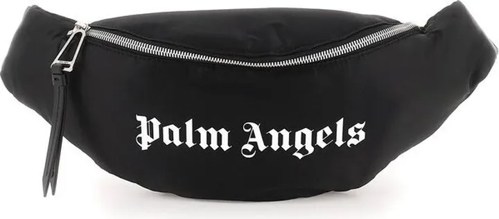 Palm Angels Logo Printed Zipped Belt Bag