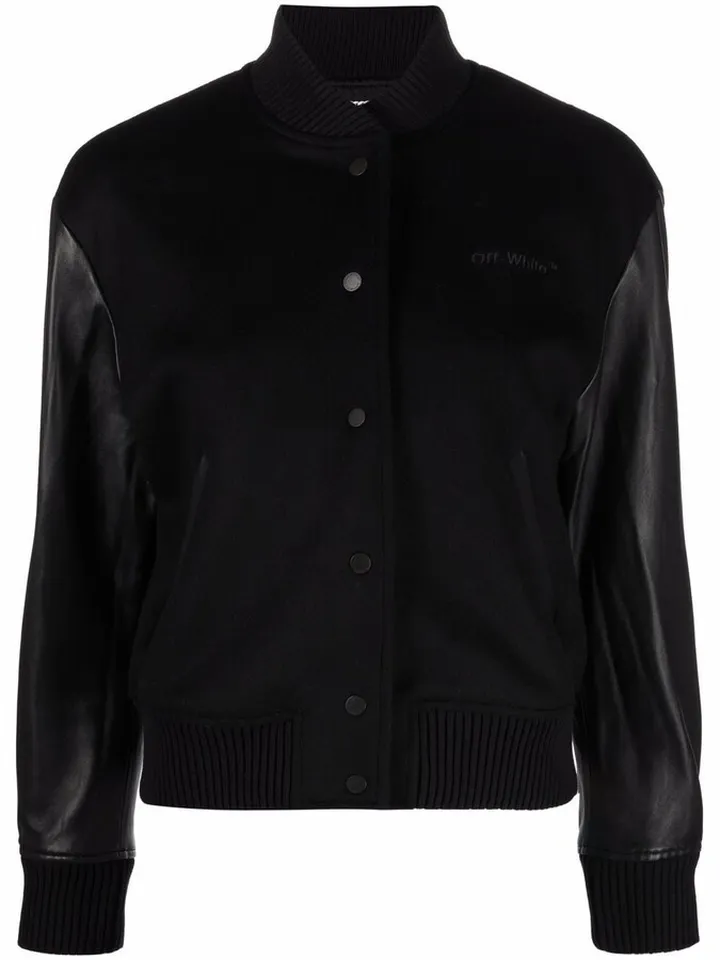 Diag Varsity bomber jacket