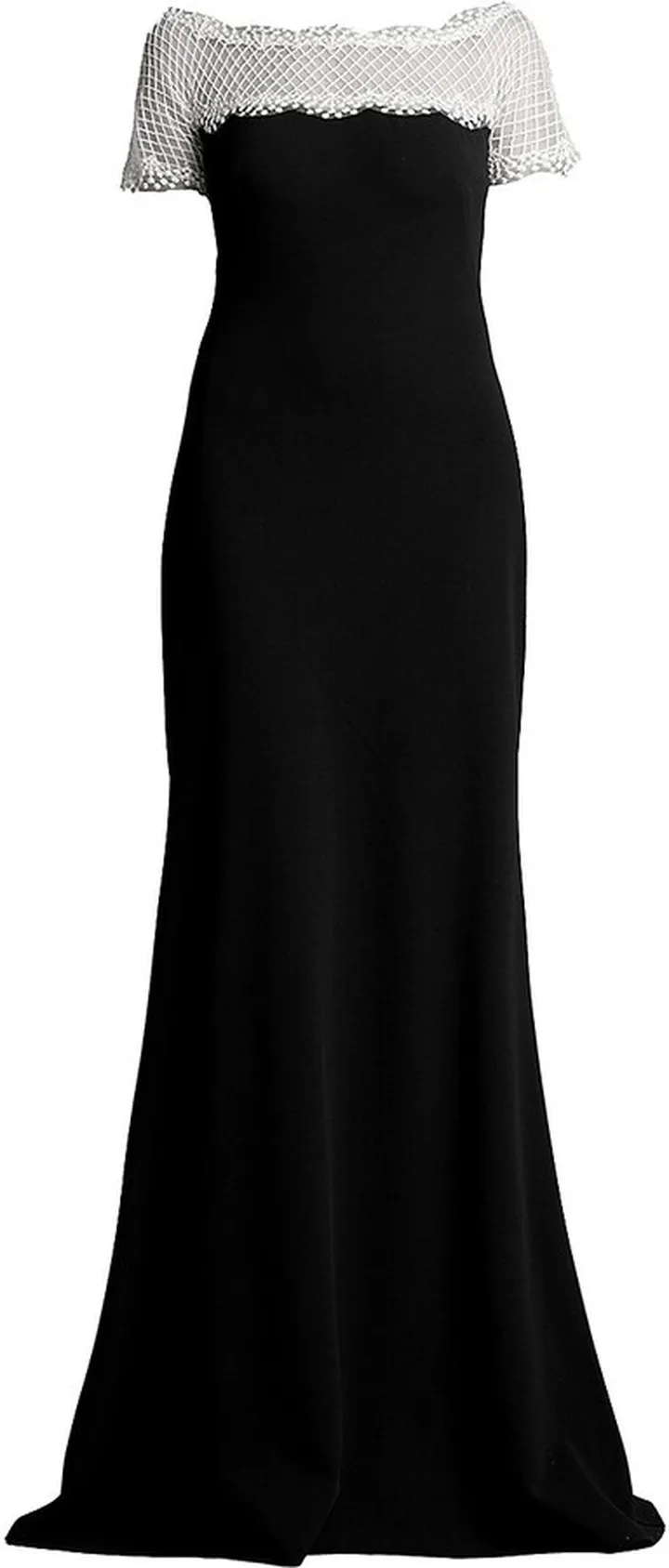 Lace & Crepe Gown
