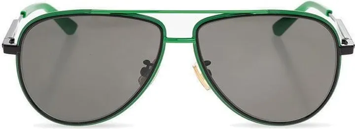 Bottega Veneta Eyewear Rim Aviator Sunglasses
