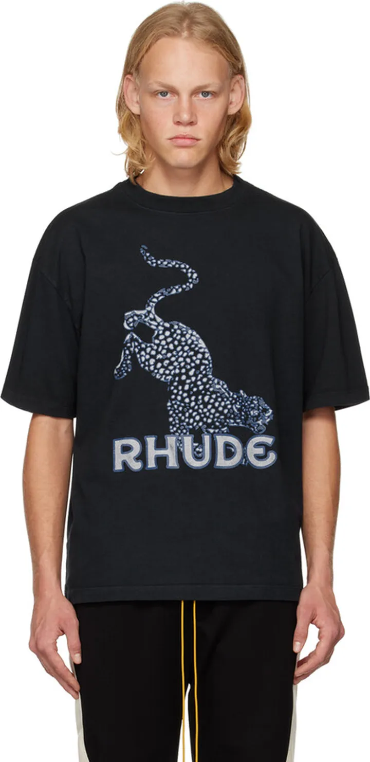 Rhude SSENSE Exclusive Black T-Shirt
