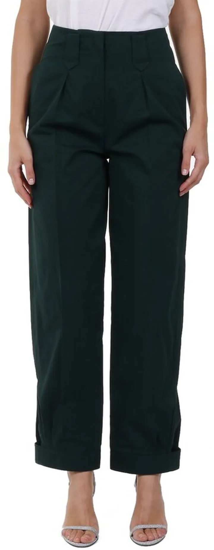 Kenzo High-Waisted Wide-Leg Trousers