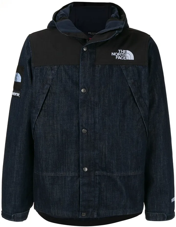 TNF denim dot shot jacket