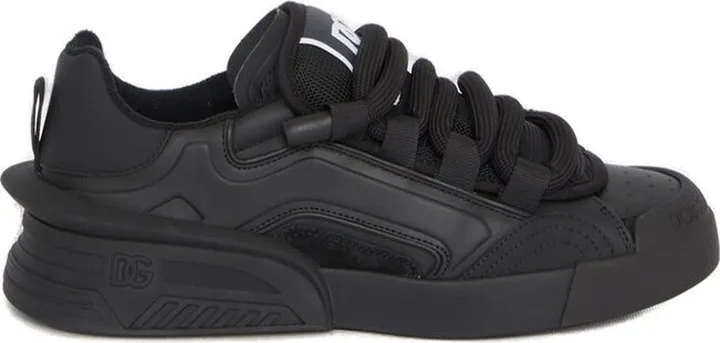 Dolce & Gabbana Logo Patch Lace-Up Sneakers