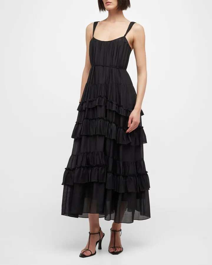 Kandra Tiered Skirt Maxi Dress