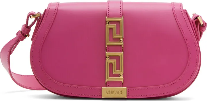 Versace Pink Greca Goddess Bag