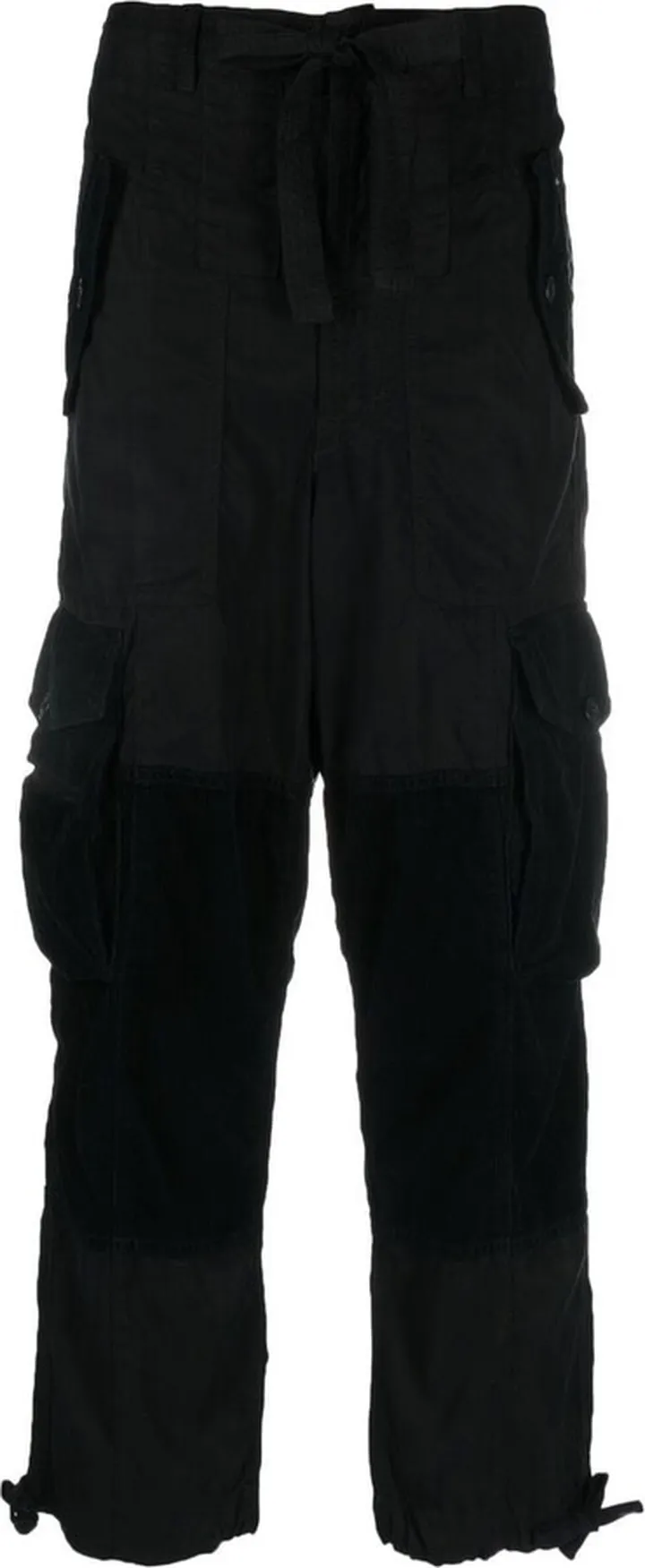 Cropped-Leg Cargo Trousers