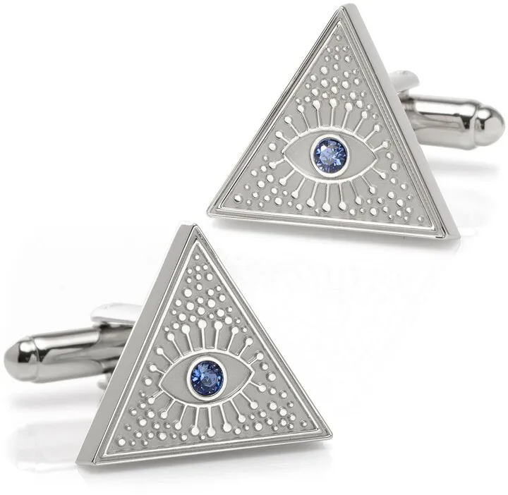 Evil Eye Amulet Cuff Links