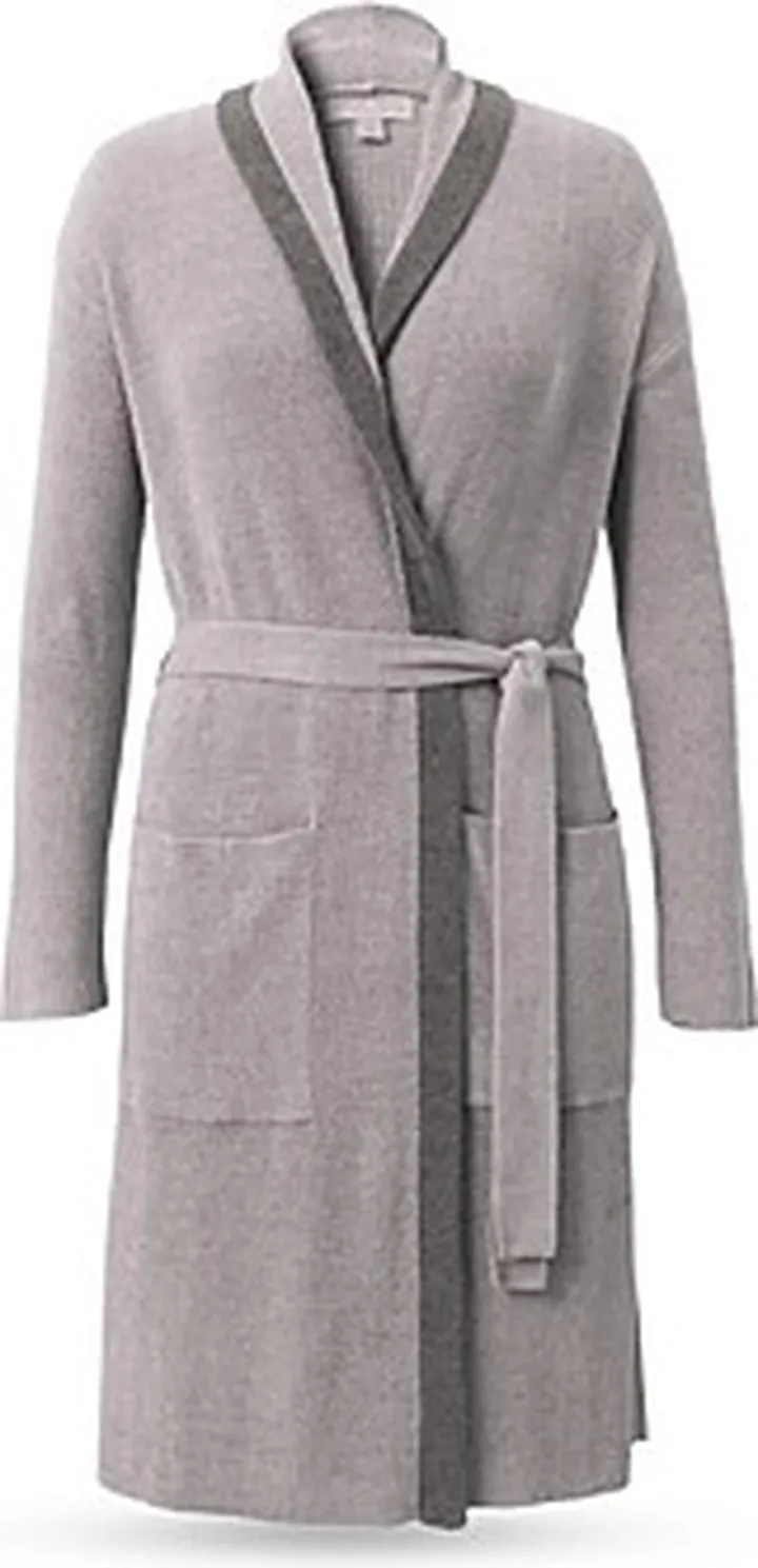 Barefoot Dreams Contrast Trim Tie Waist Robe