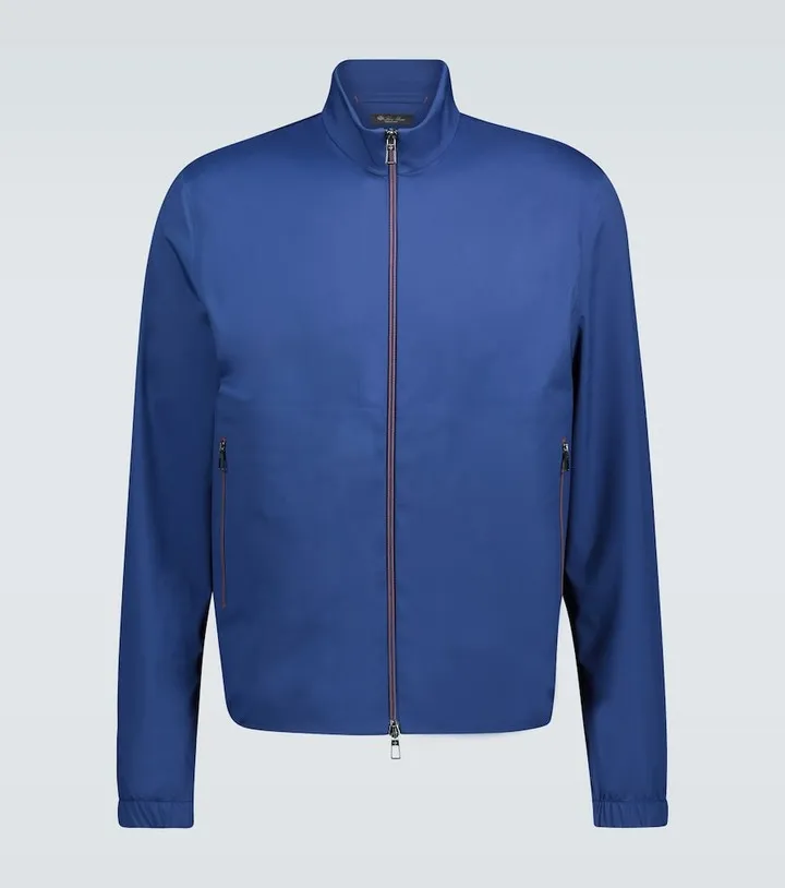 Nylon bomber jacket