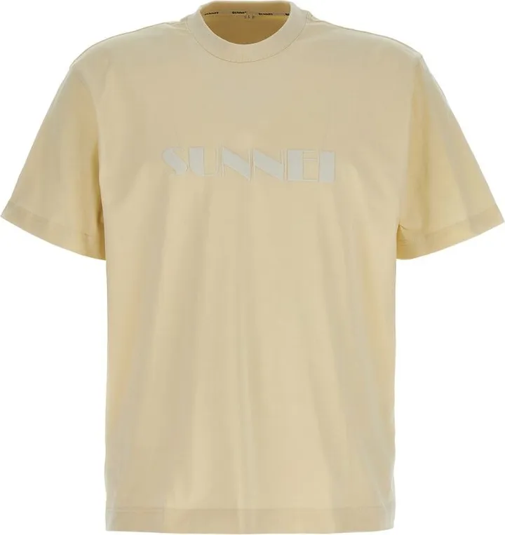 Sunnei Logo Printed Crewneck T-Shirt