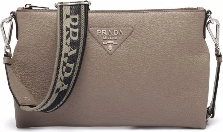 Flou logo-plaque shoulder bag