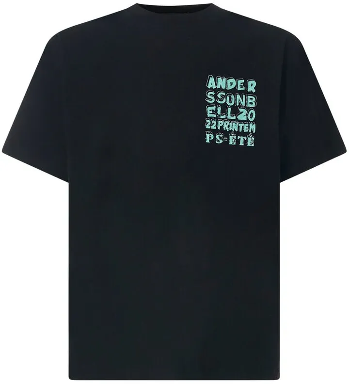 Andersson Bell Logo Printed Crewneck T-Shirt