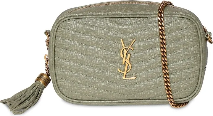 Mini Lou quilted leather camera bag